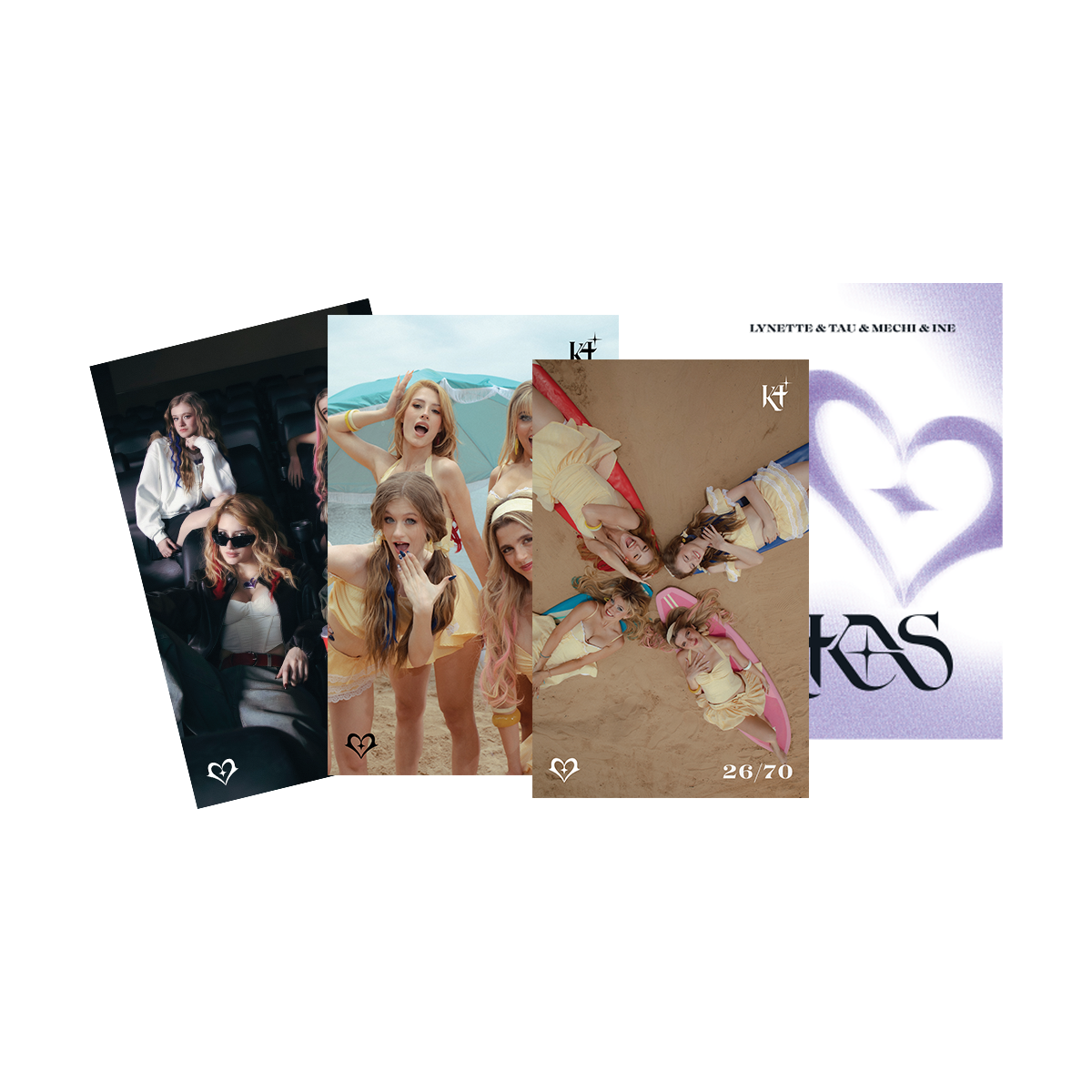 PHOTOCARDS K4OS (Paquete de 5) Move Music Argentina