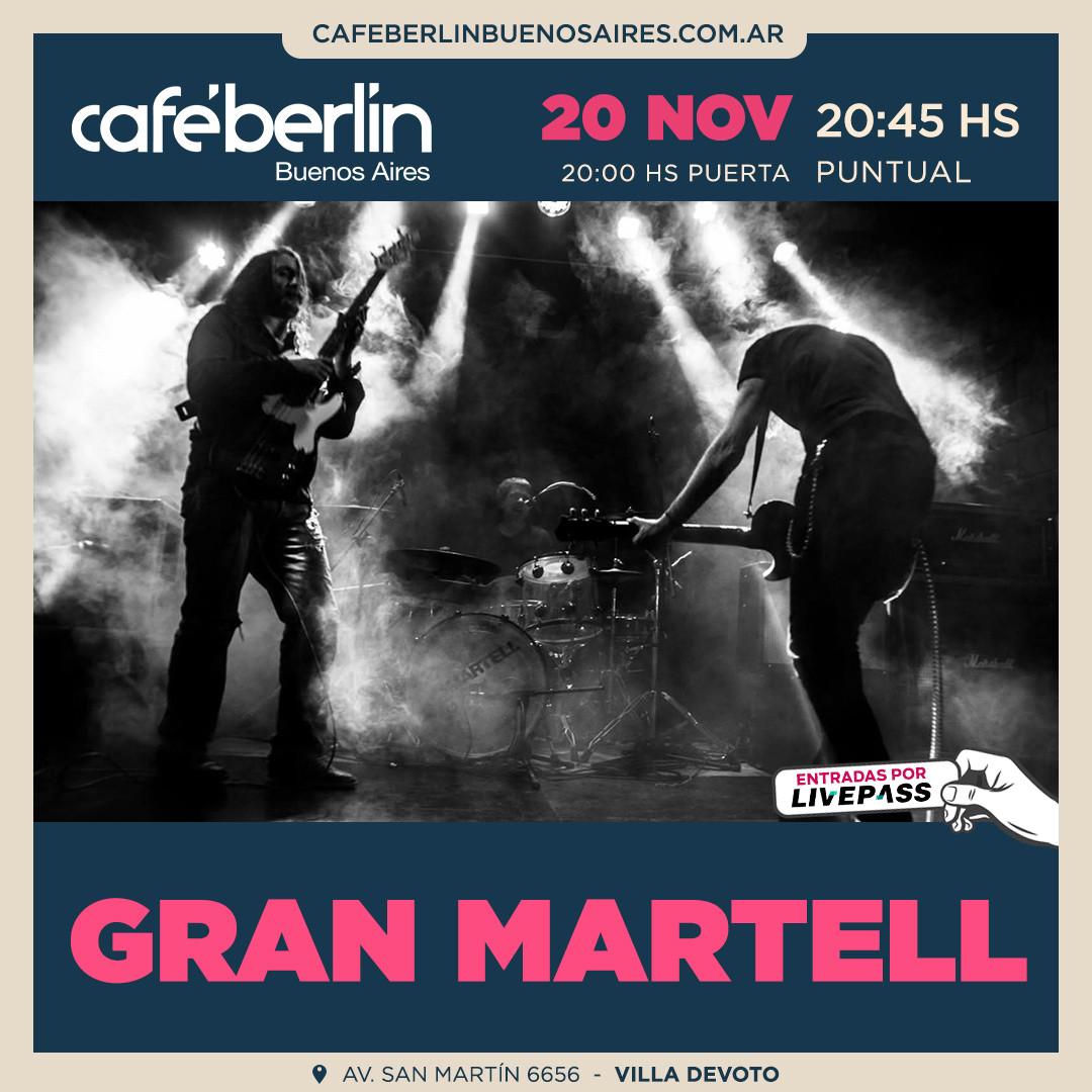 Gran Martell en Café Berlín