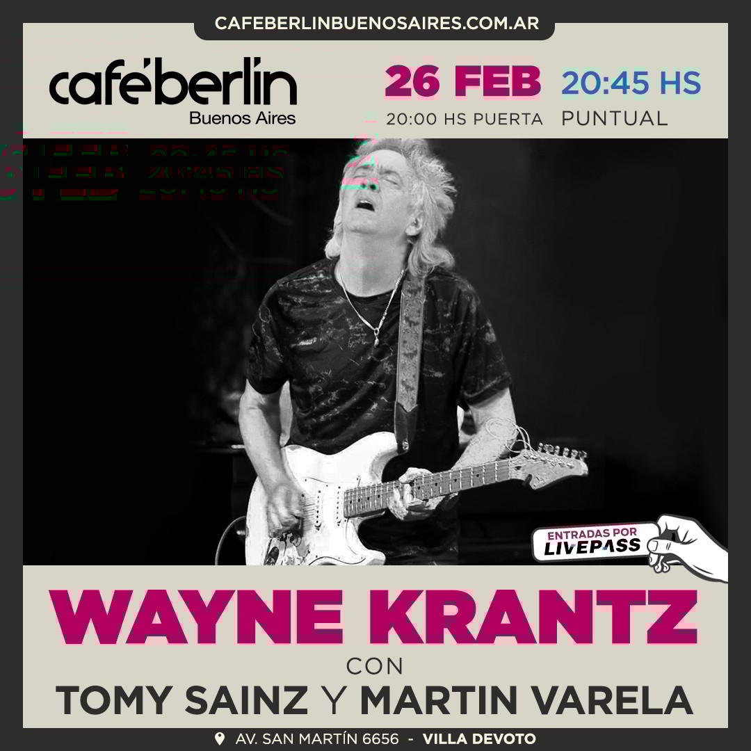 Wayne Krantz - con Tomy Sainz & Martín Varela en Café Berlín