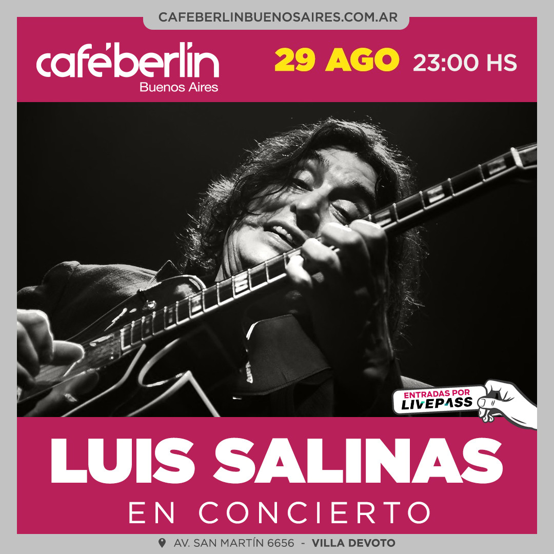 Luis Salinas en Café Berlín