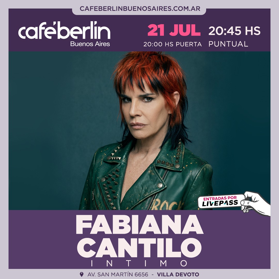 Fabiana Cantilo en Café Berlín