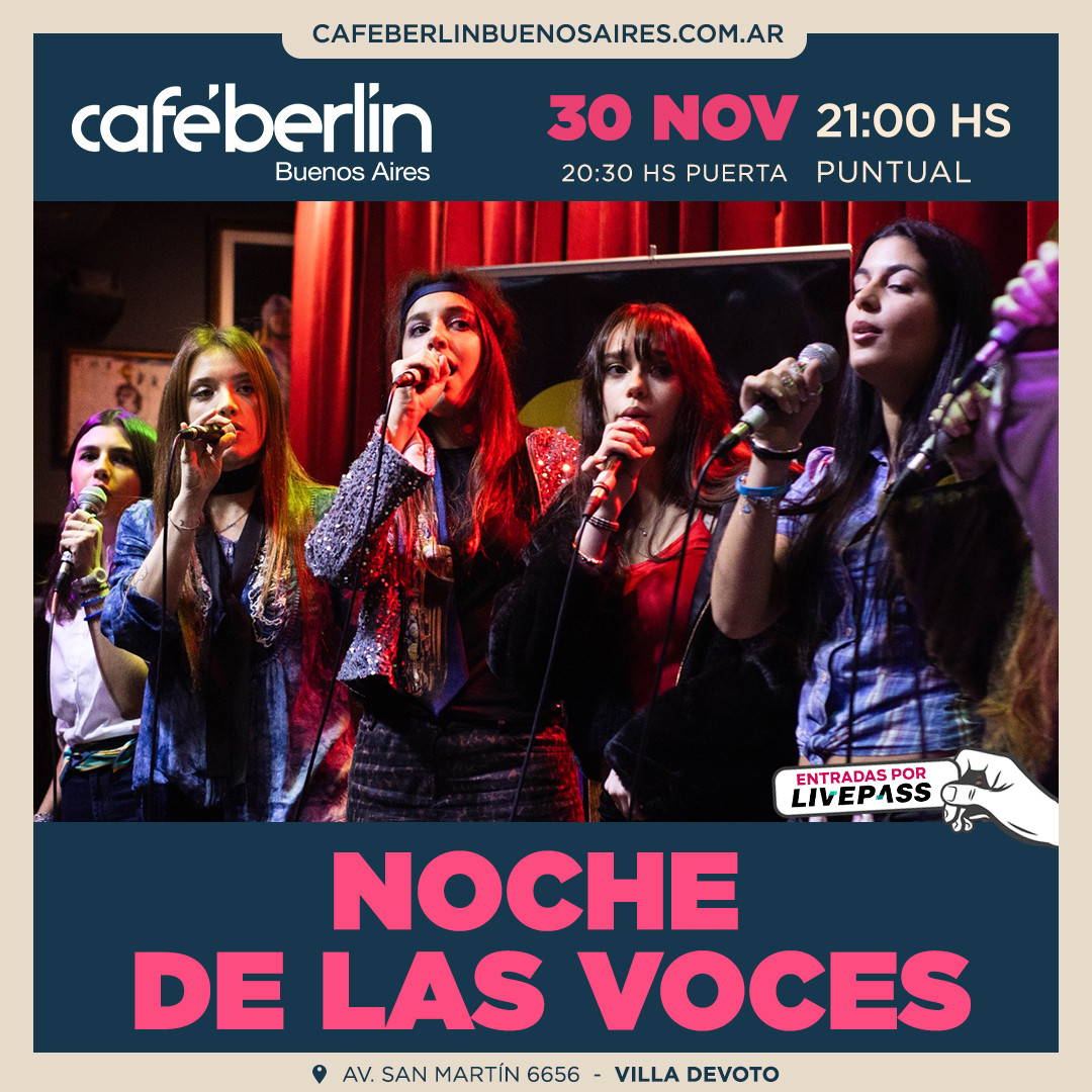 Emba - Noche de las voces en Café Berlín