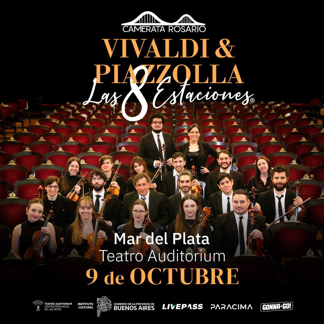 Entradas para Camerata Rosario en el Teatro Auditorium - Sala Astor Piazzolla (Mar del Plata) - Livepass