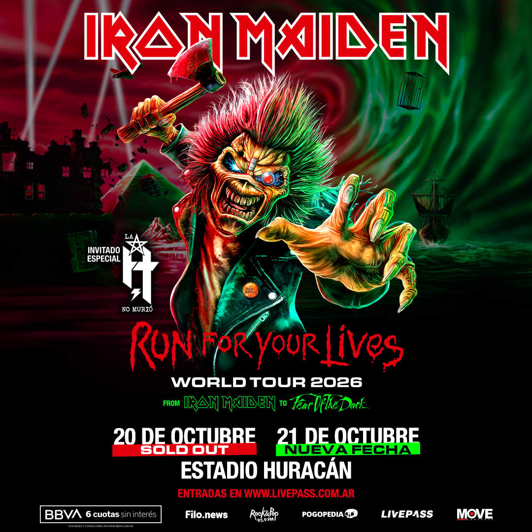 Entradas para IRON MAIDEN en Huracán - Livepass