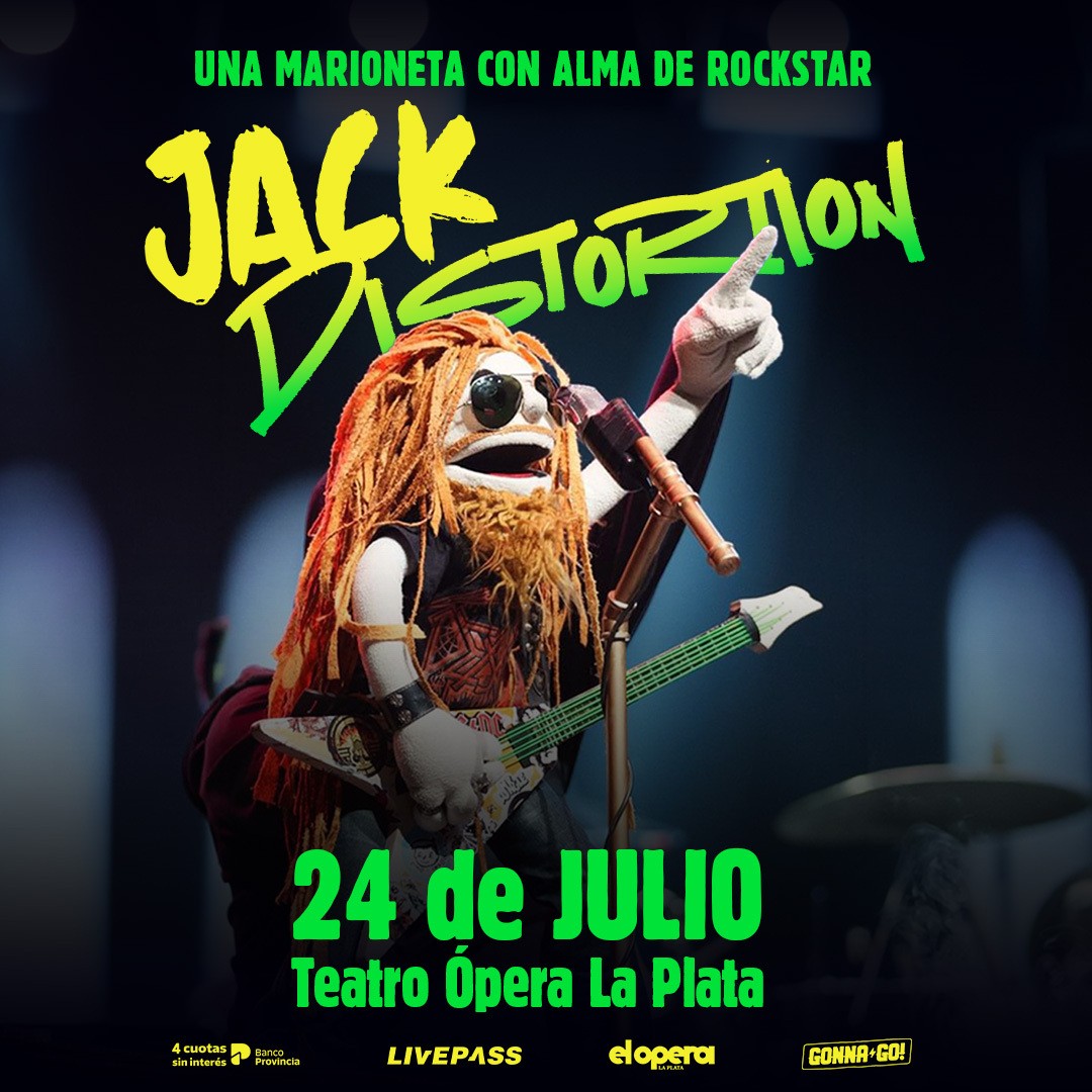 Jack Distortion en el Teatro Ópera LP