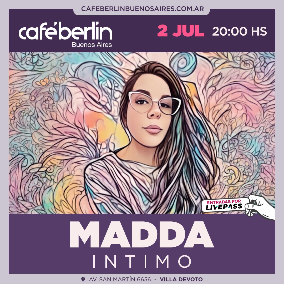 Madda en Café Berlín
