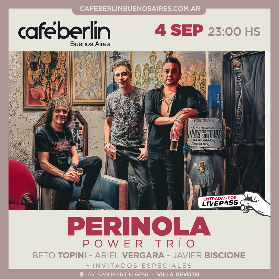 Perinola en Café Berlín