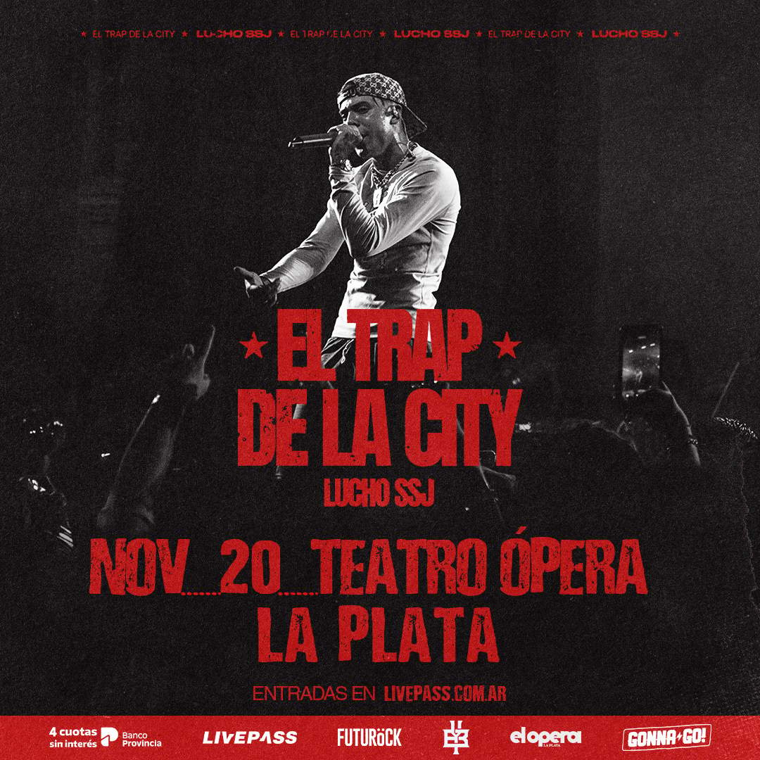 Entradas para LUCHO SSJ en el Teatro Ópera LP - Livepass