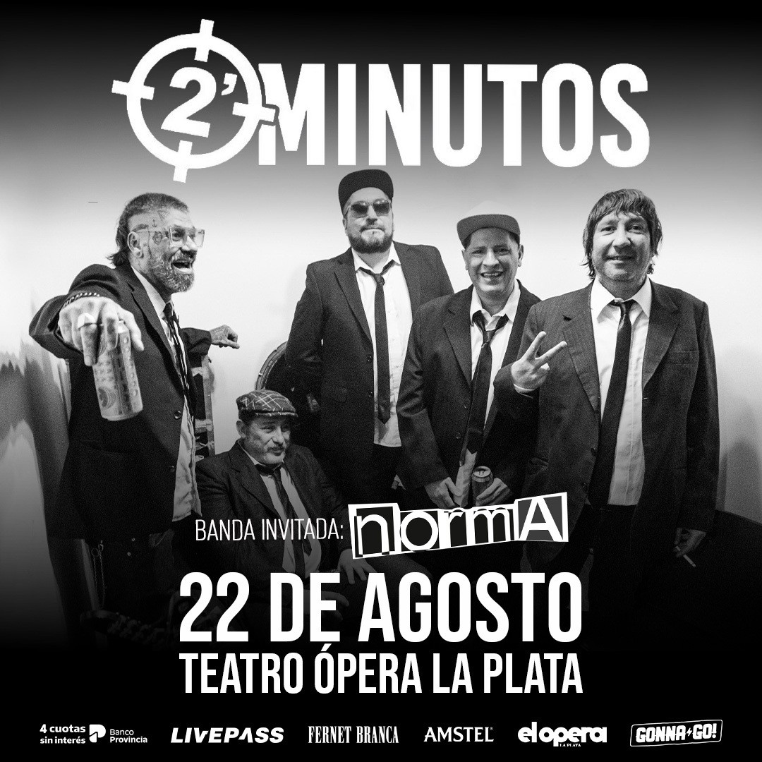 2 MINUTOS en el Teatro Ópera LP