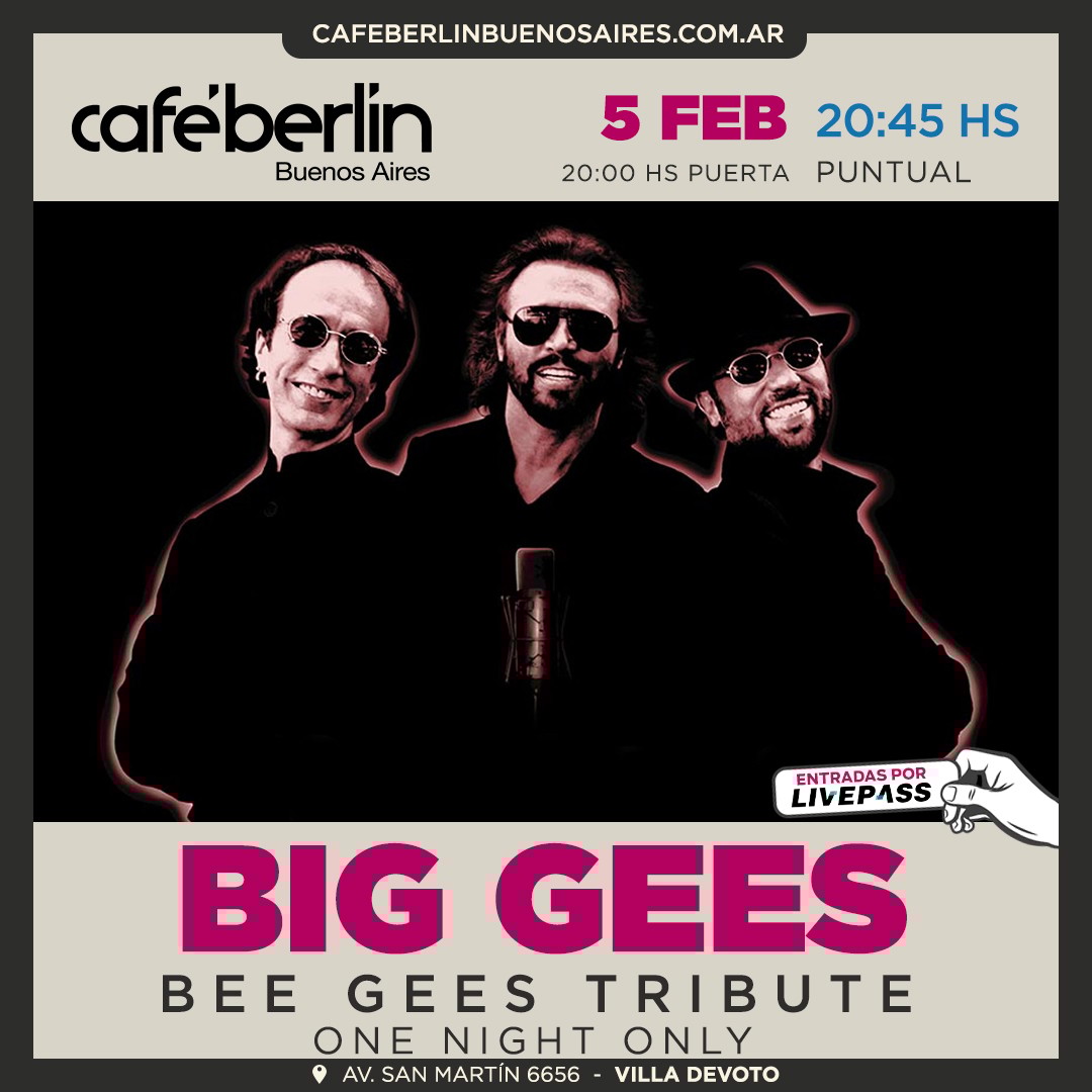Big Gees en Café Berlín