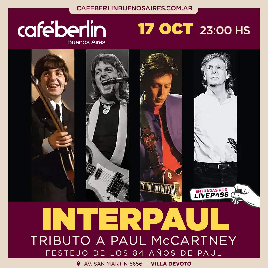 Entradas para Interpaul en Café Berlín - Livepass