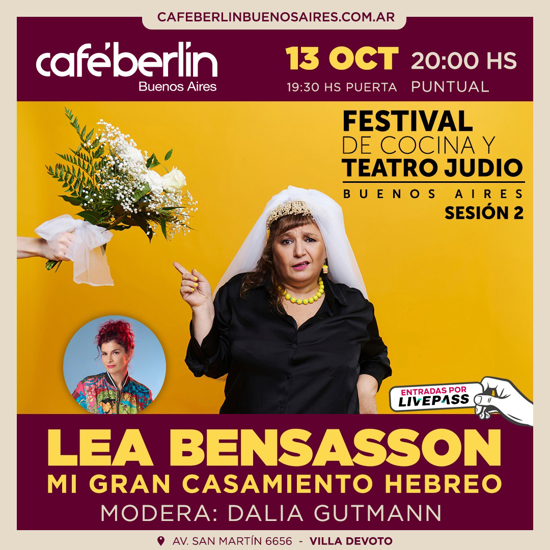 Festival de Cocina y Teatro Judío en Café Berlín