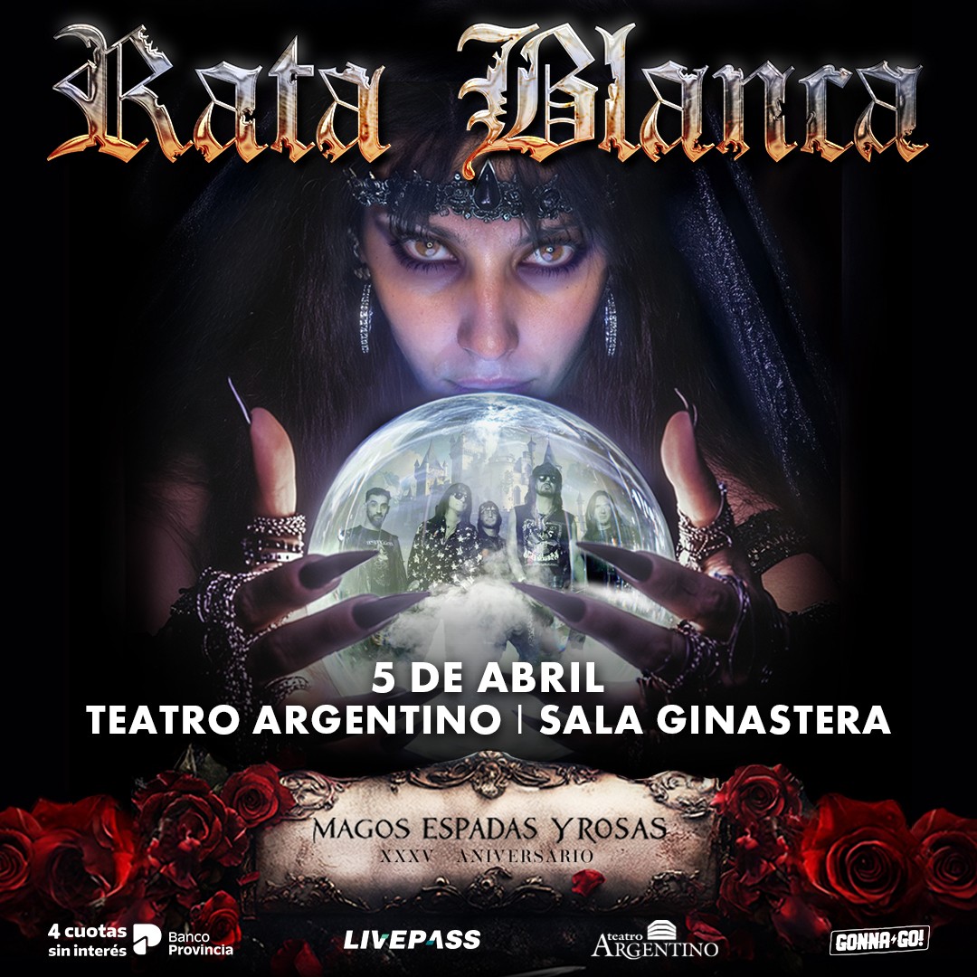 RATA BLANCA en la Sala Ginastera - Teatro Argentino La Plata