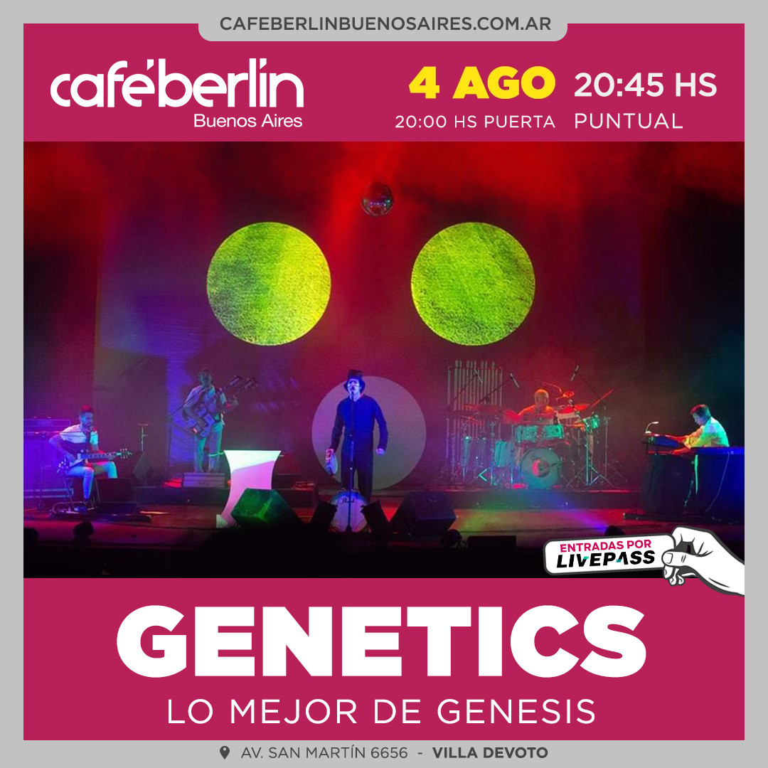 Genetics en Café Berlín