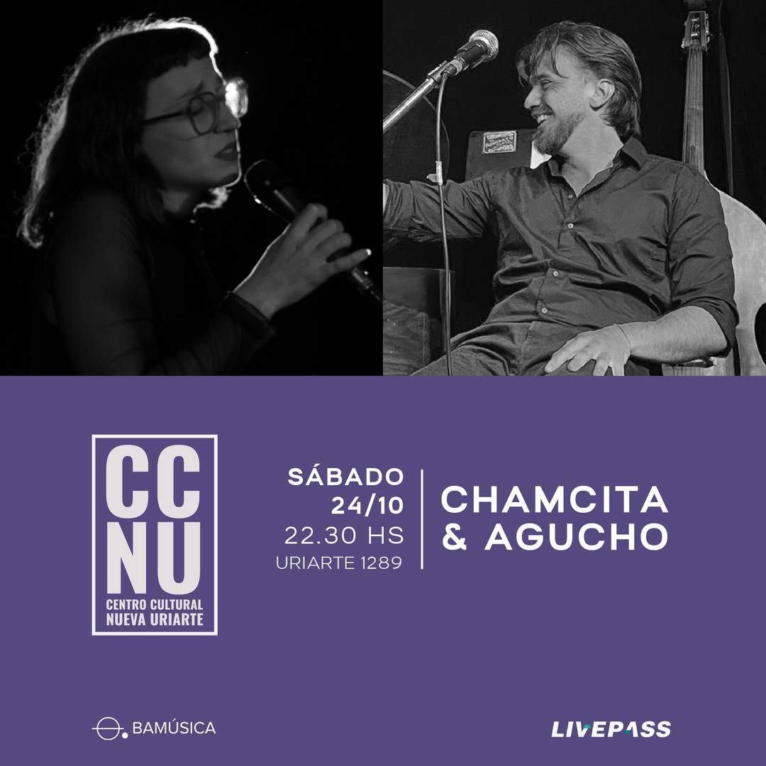 Flyer de Chamcita - Agucho en CCNU