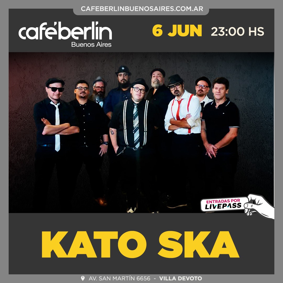 Kato Ska en Café Berlín