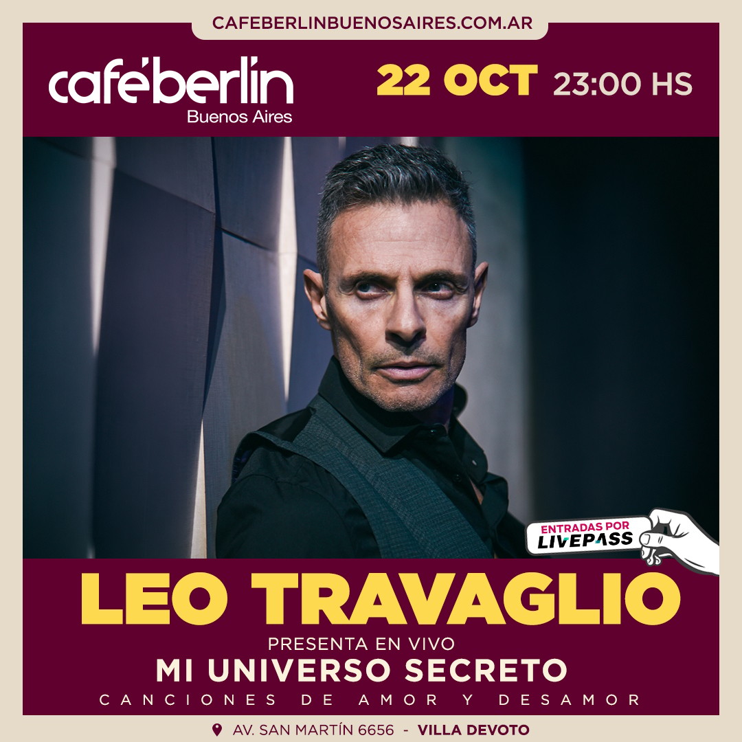 Leo Travaglio en Café Berlín