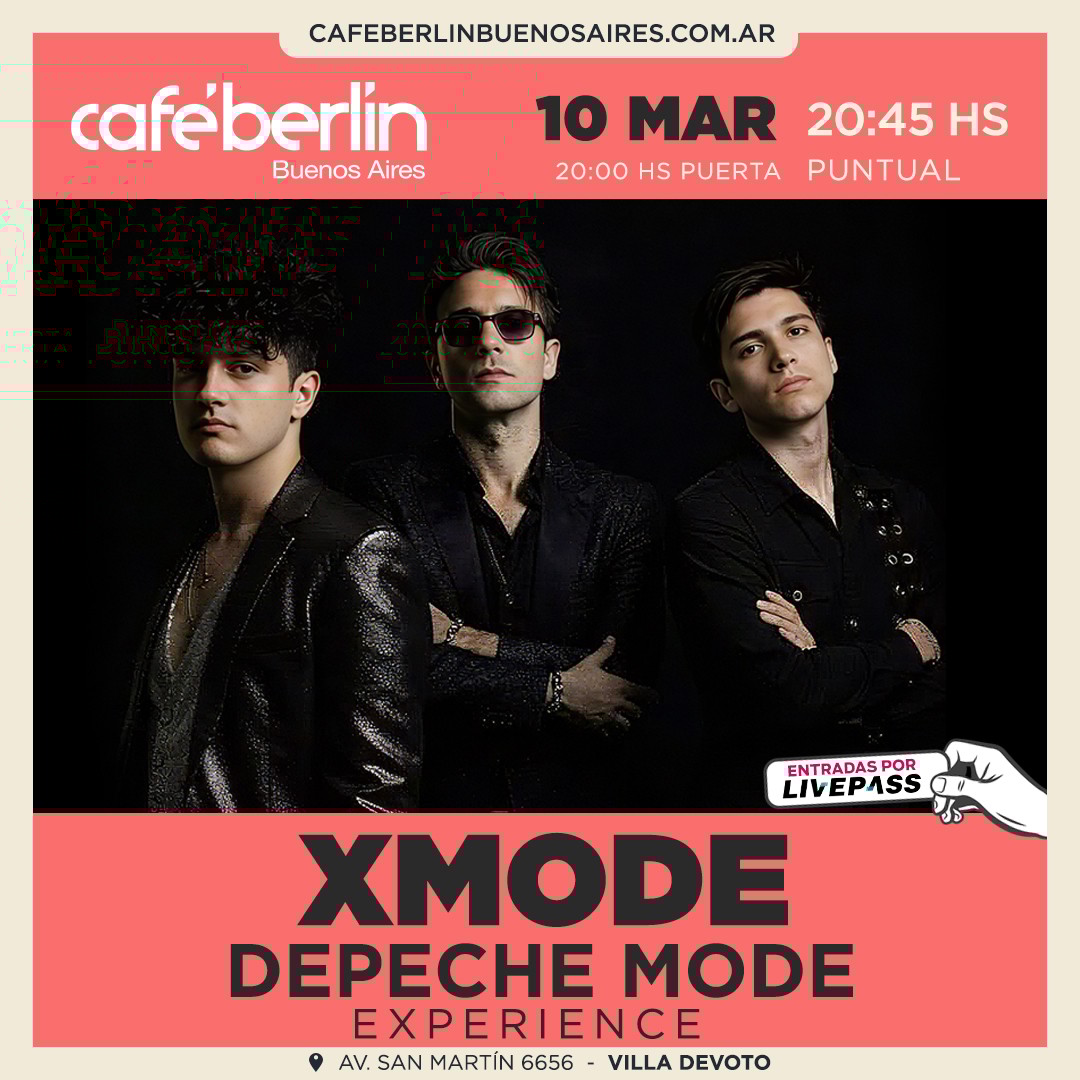 XMode Depeche Mode Experience en Café Berlín