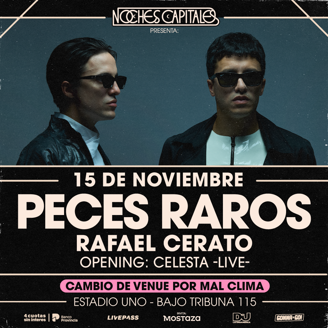 PECES RAROS en ESTADIO UNO de La Plata