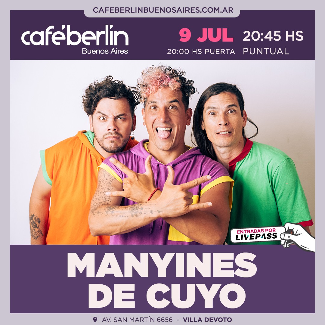 Manyines de Cuyo en Café Berlín