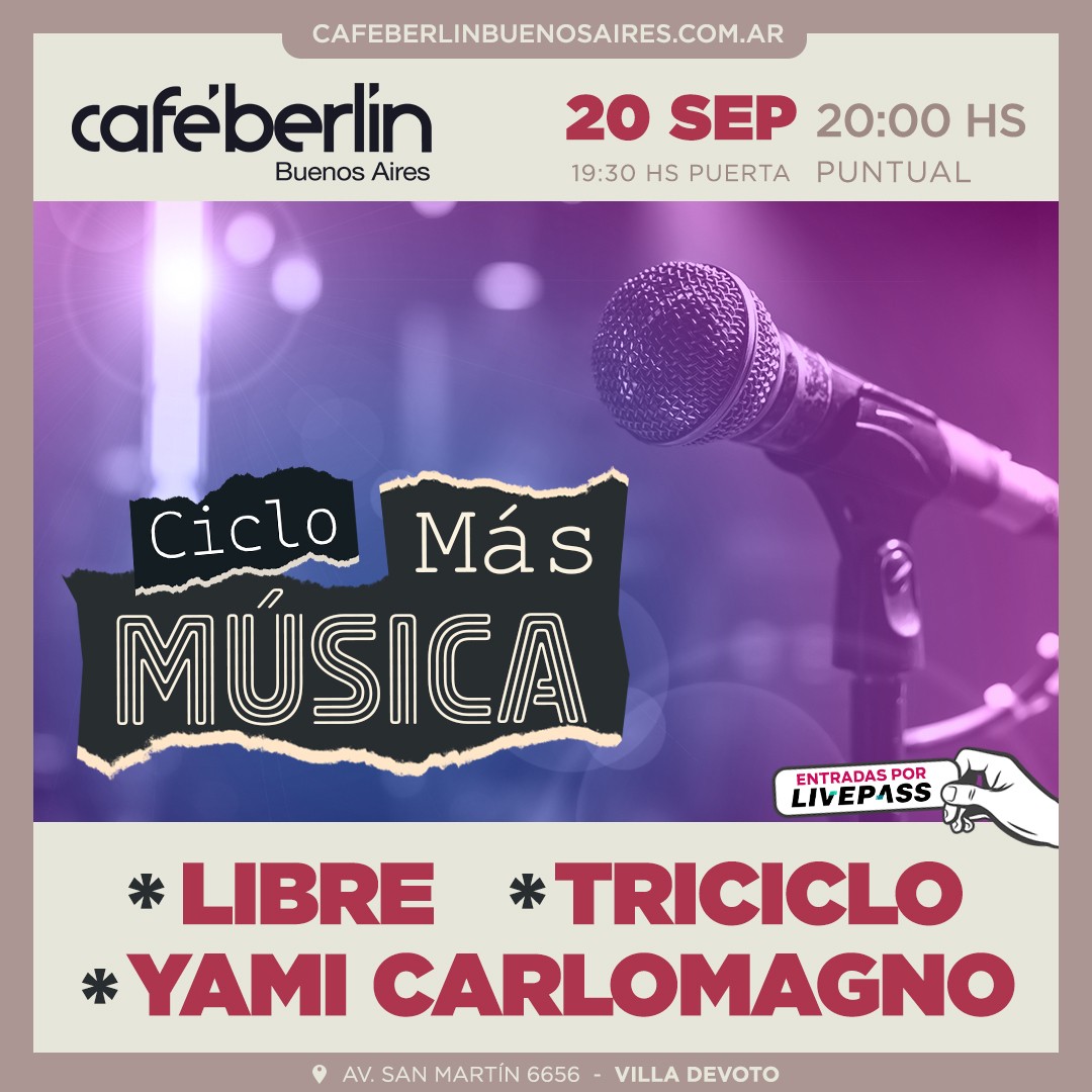 Más Música en Café Berlín