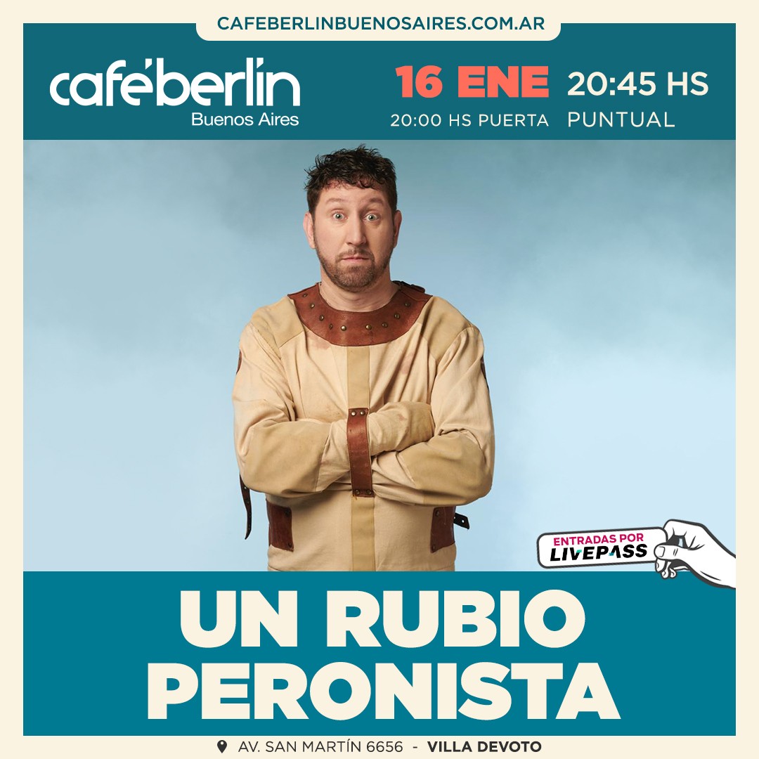 Un Rubio Peronista en Café Berlín