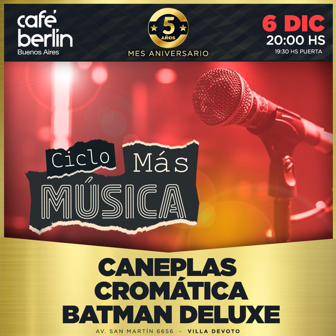 Más Música en Café Berlín