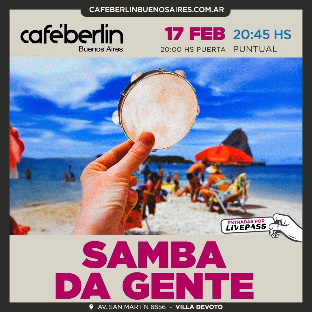 Samba da Gente en Café Berlín