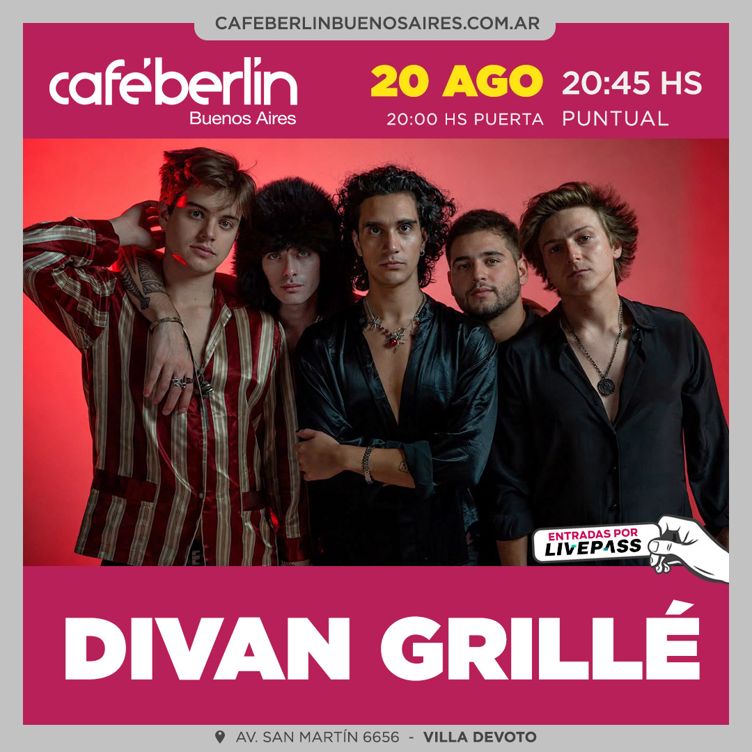 Diván Grillé en Café Berlín