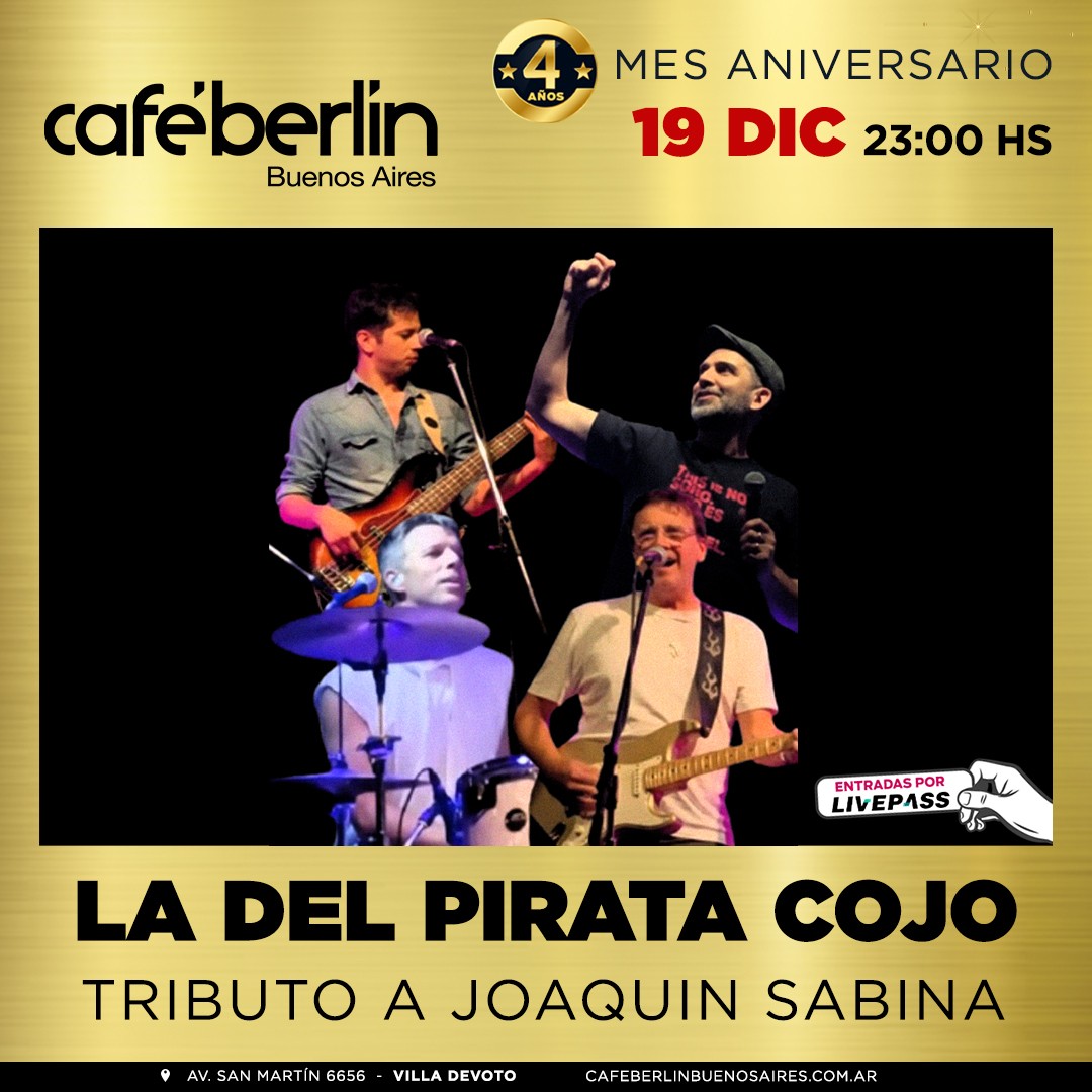 La del Pirata Cojo en Café Berlín