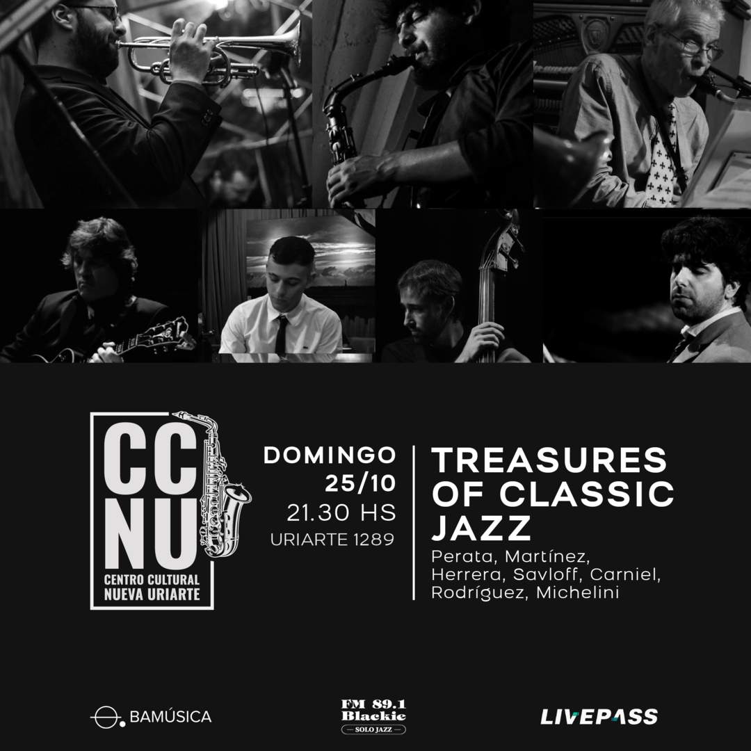 Flyer de Treasures of Classic Jazz en CCNU