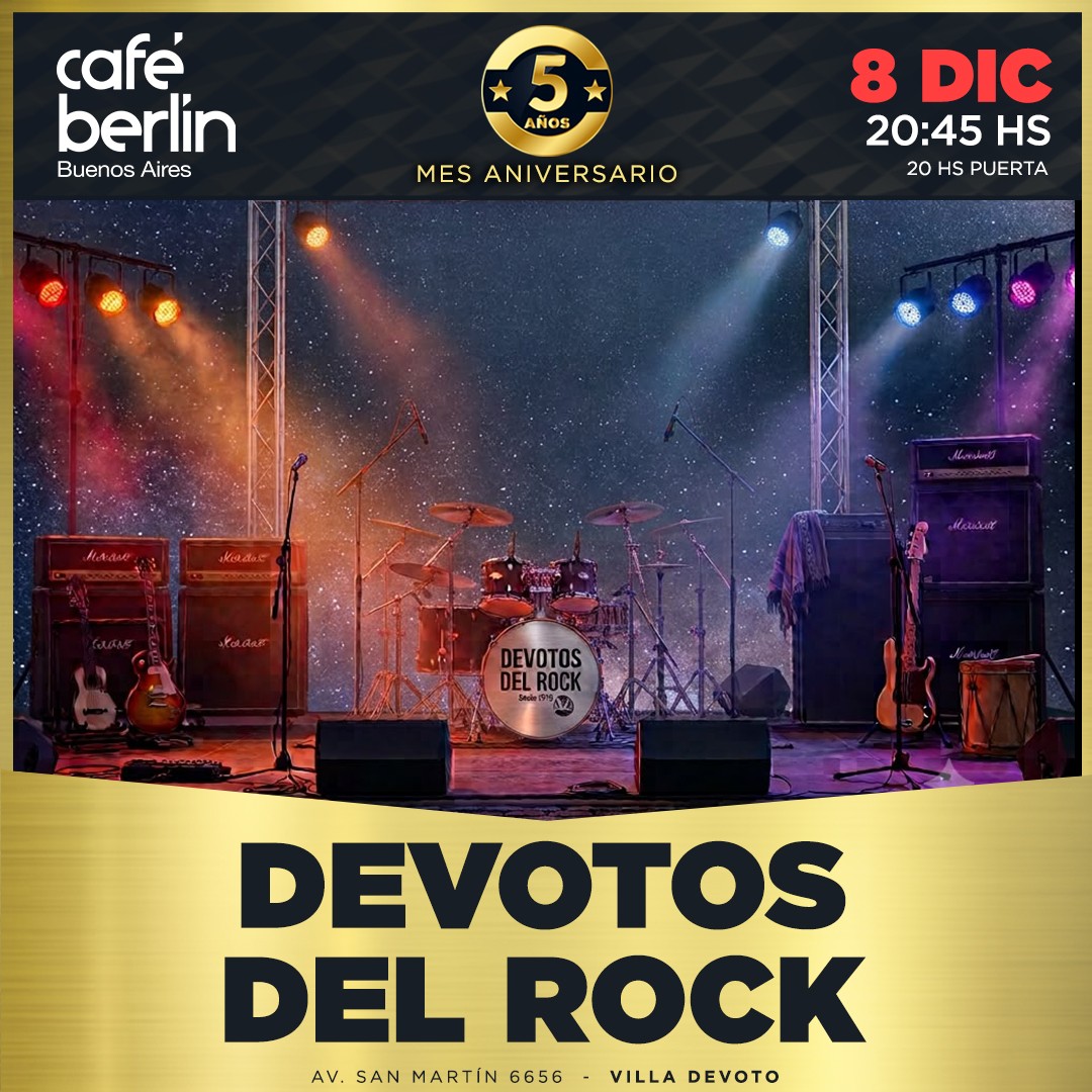Devotos del Rock en Café Berlín