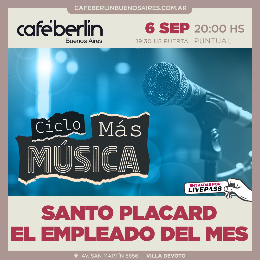 Más Música en Café Berlín