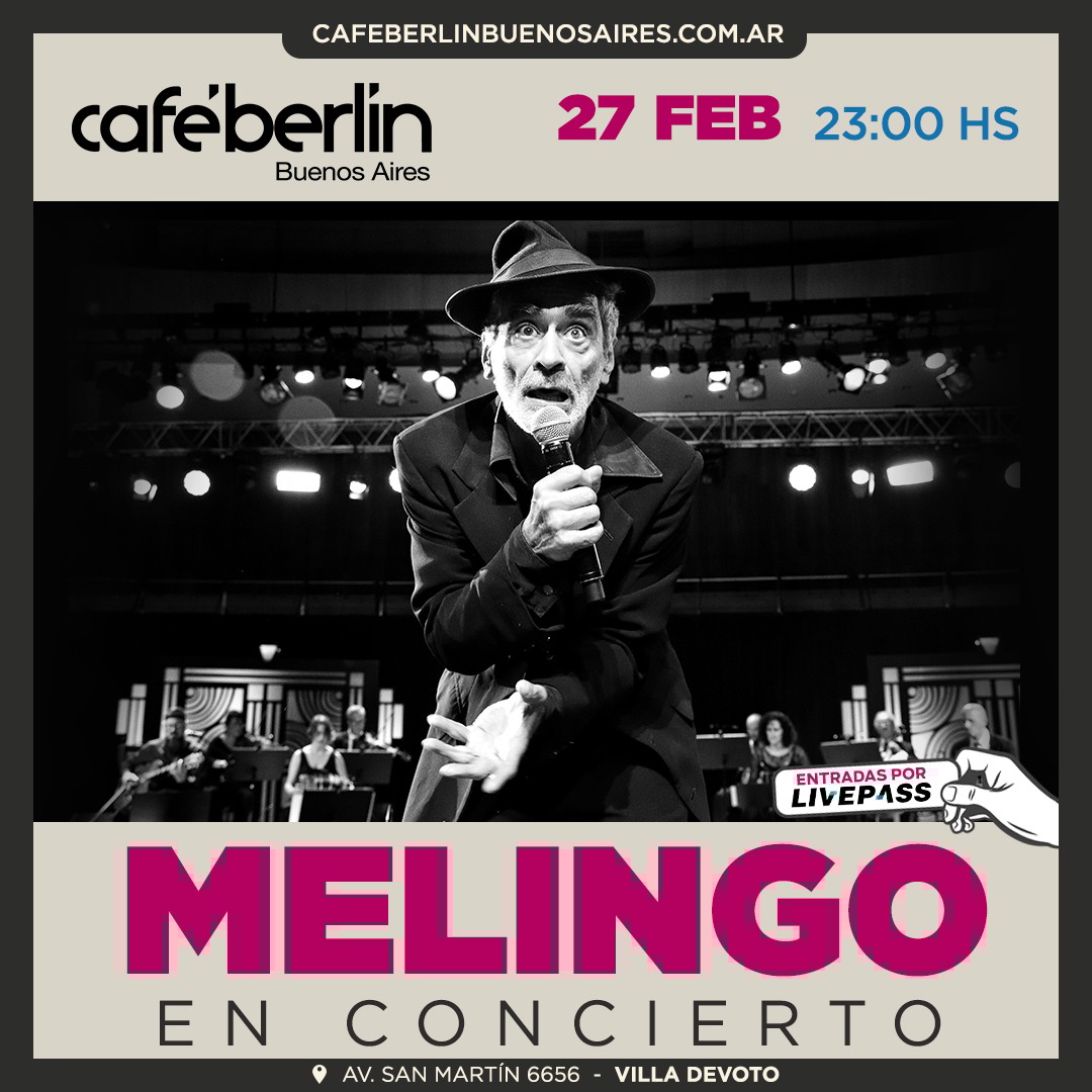 Melingo en Café Berlín