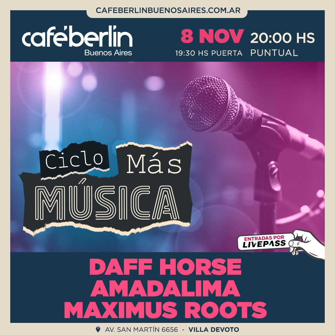 Más Música en Café Berlín