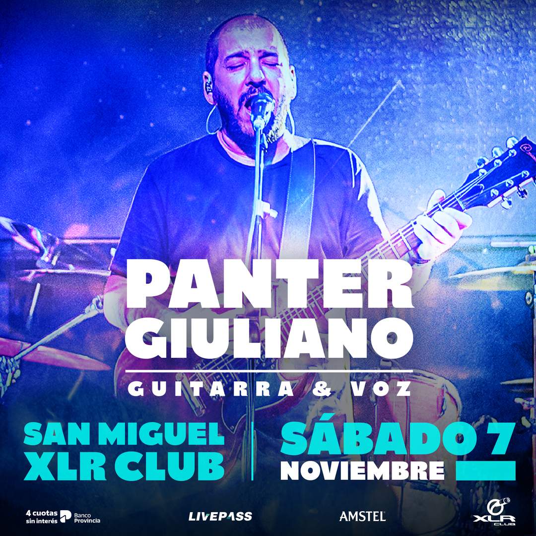Entradas para PANTER GIULIANO | GUITARRA & VOZ en San Miguel - Livepass