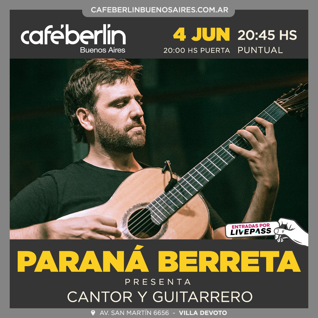 Paraná Berreta en Café Berlín