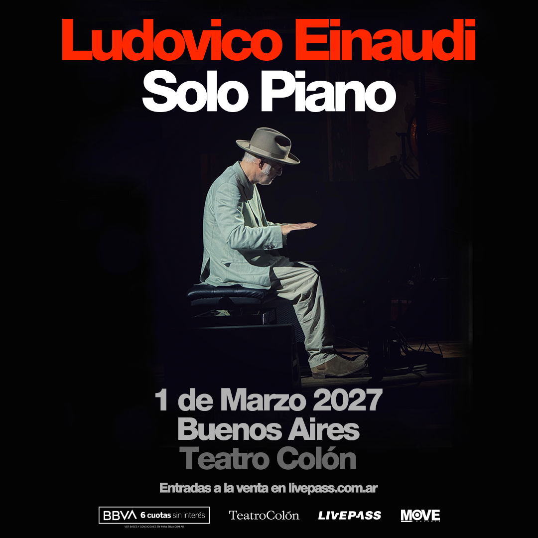 Ludovico Einaudi: Solo Piano en el Teatro Colón