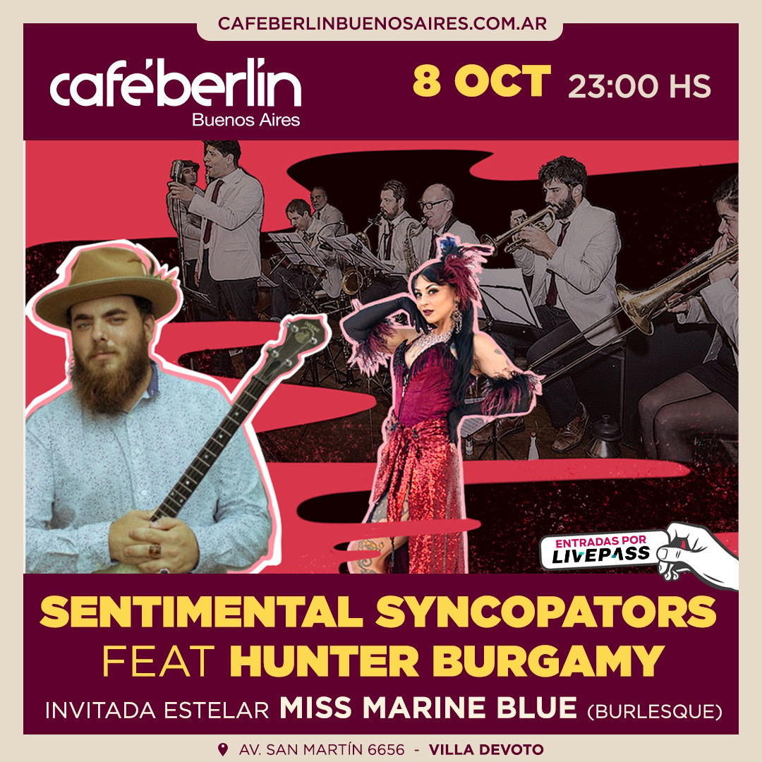 Sentimental Syncopators en Café Berlín