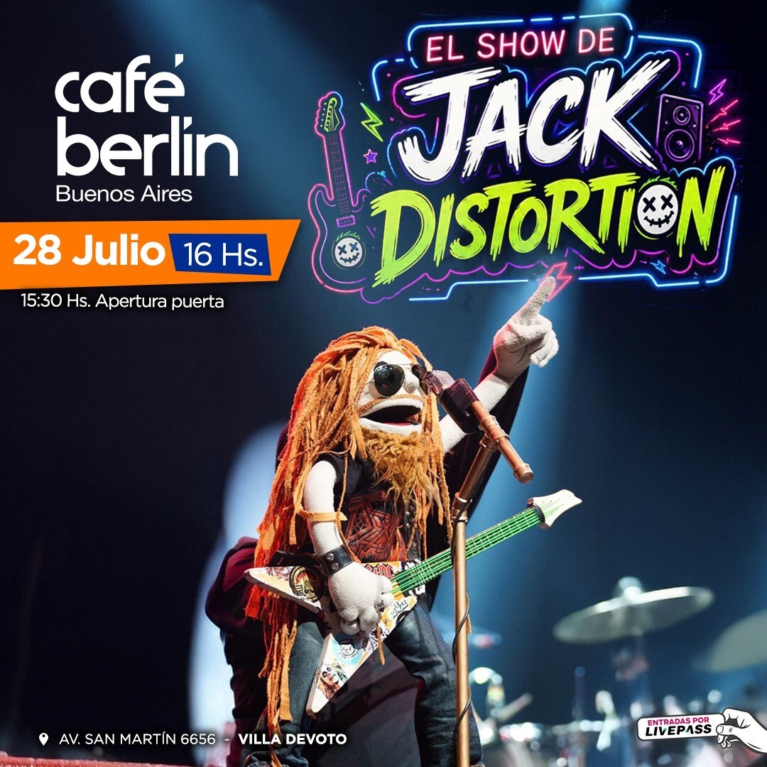 Jack Distortion en Café Berlín