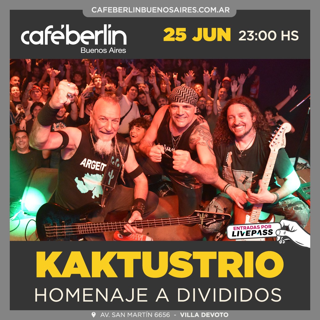 Kaktustrio en Café Berlín