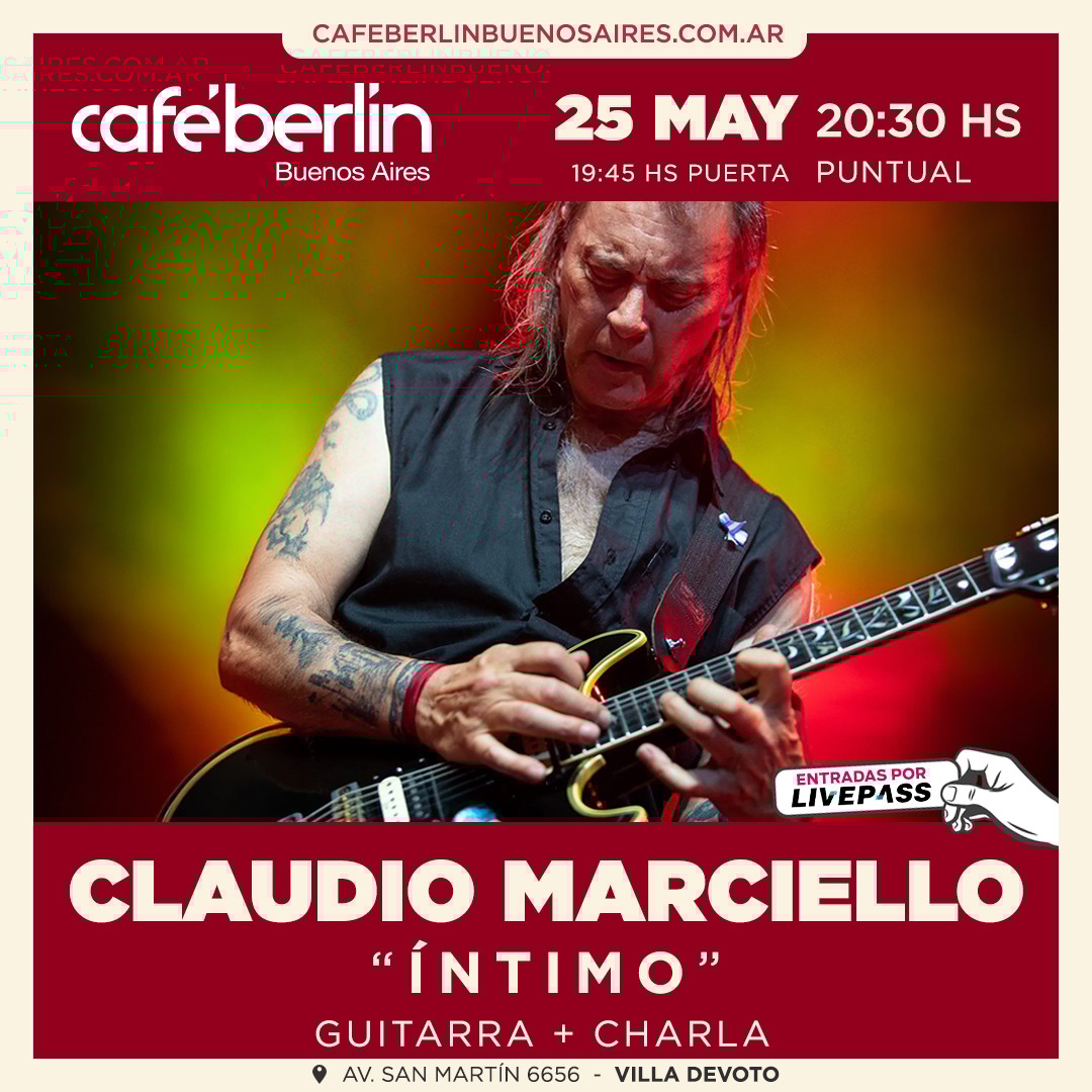 Claudio Marciello en Café Berlín