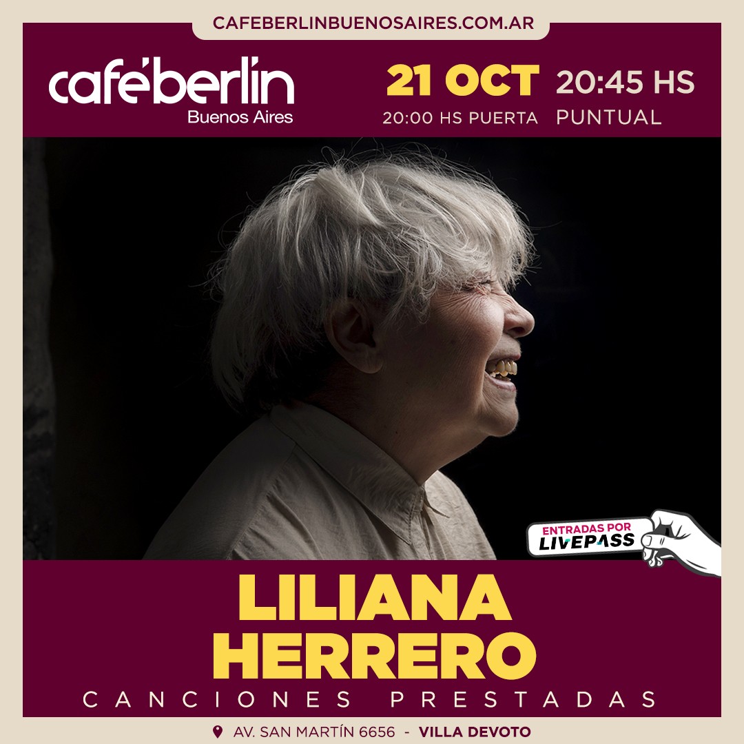 Liliana Herrero en Café Berlín