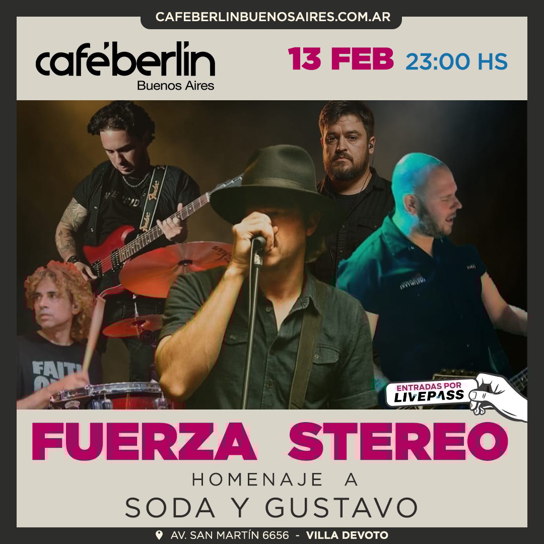 Fuerza Stereo en Café Berlín
