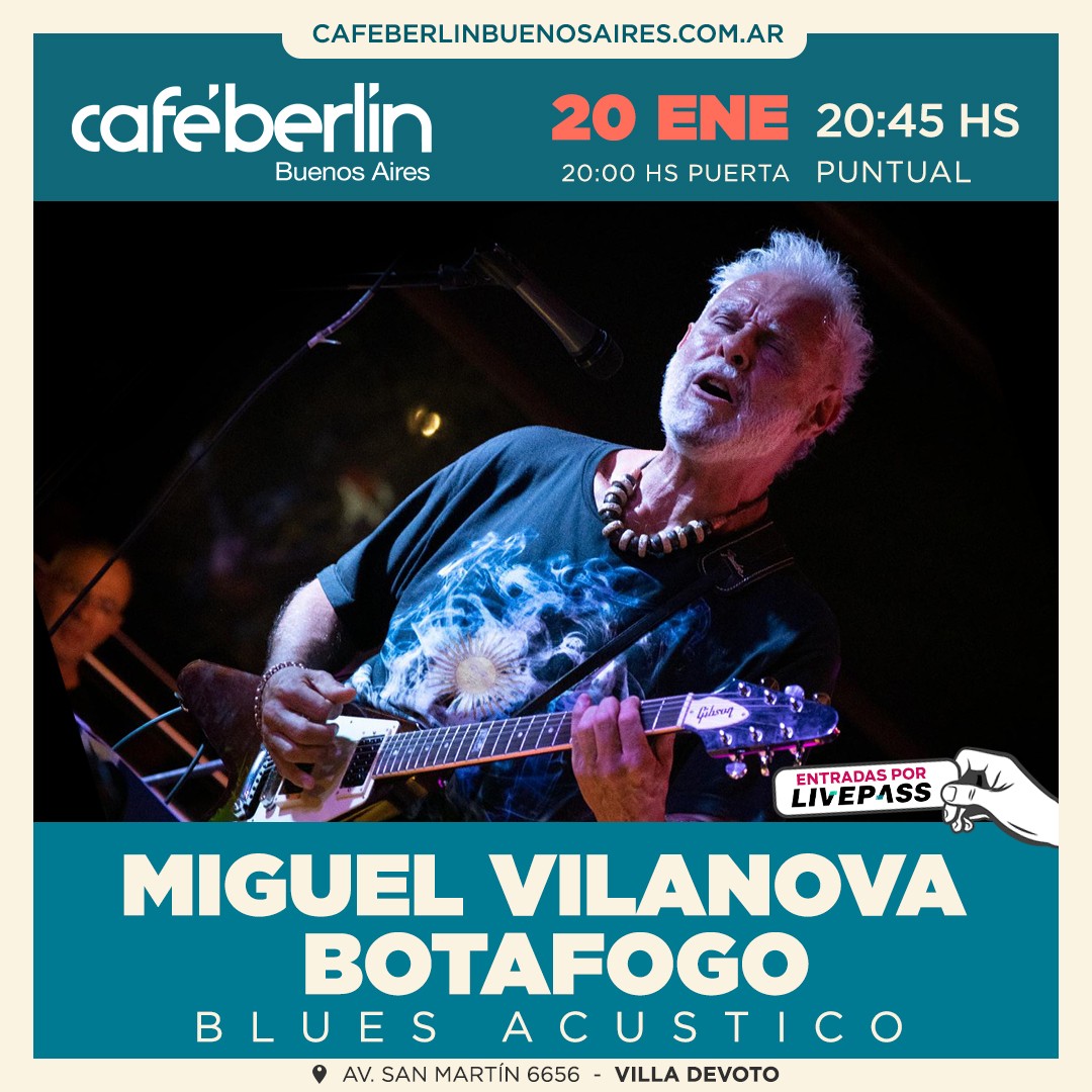 Miguel Vilanova Botafogo en Café Berlín