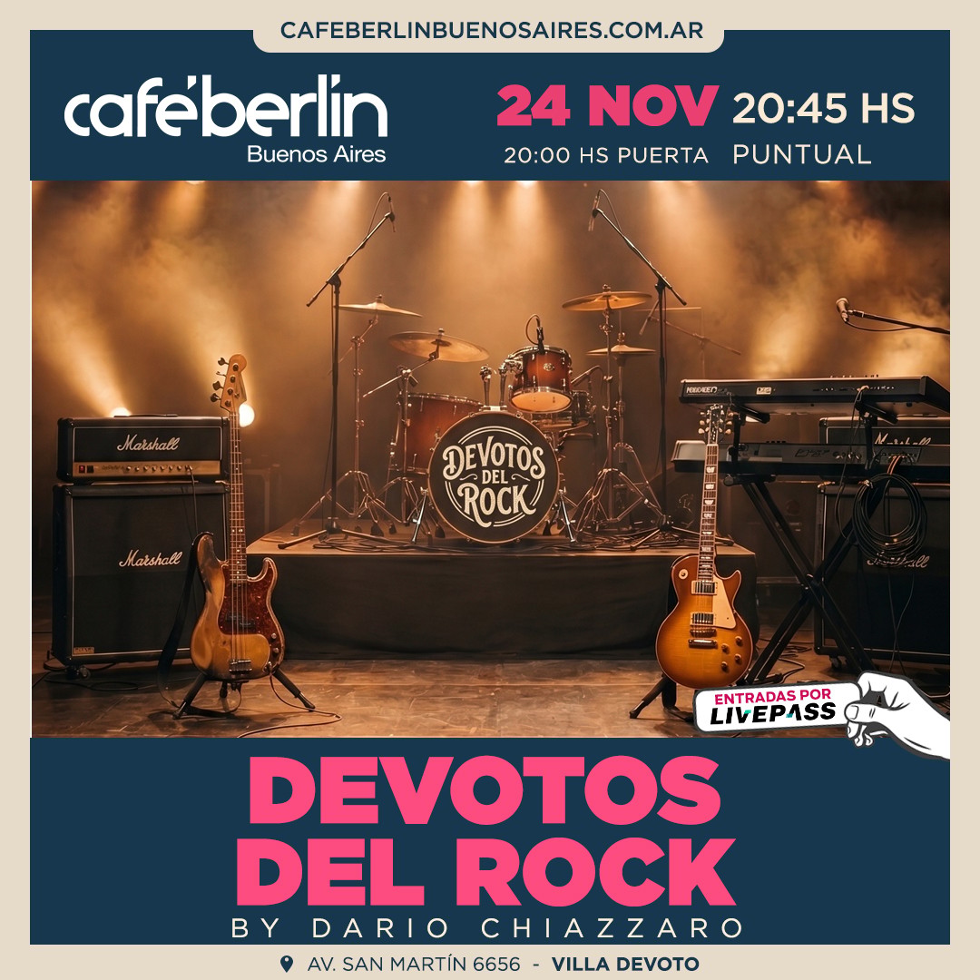 Devotos del Rock en Café Berlín