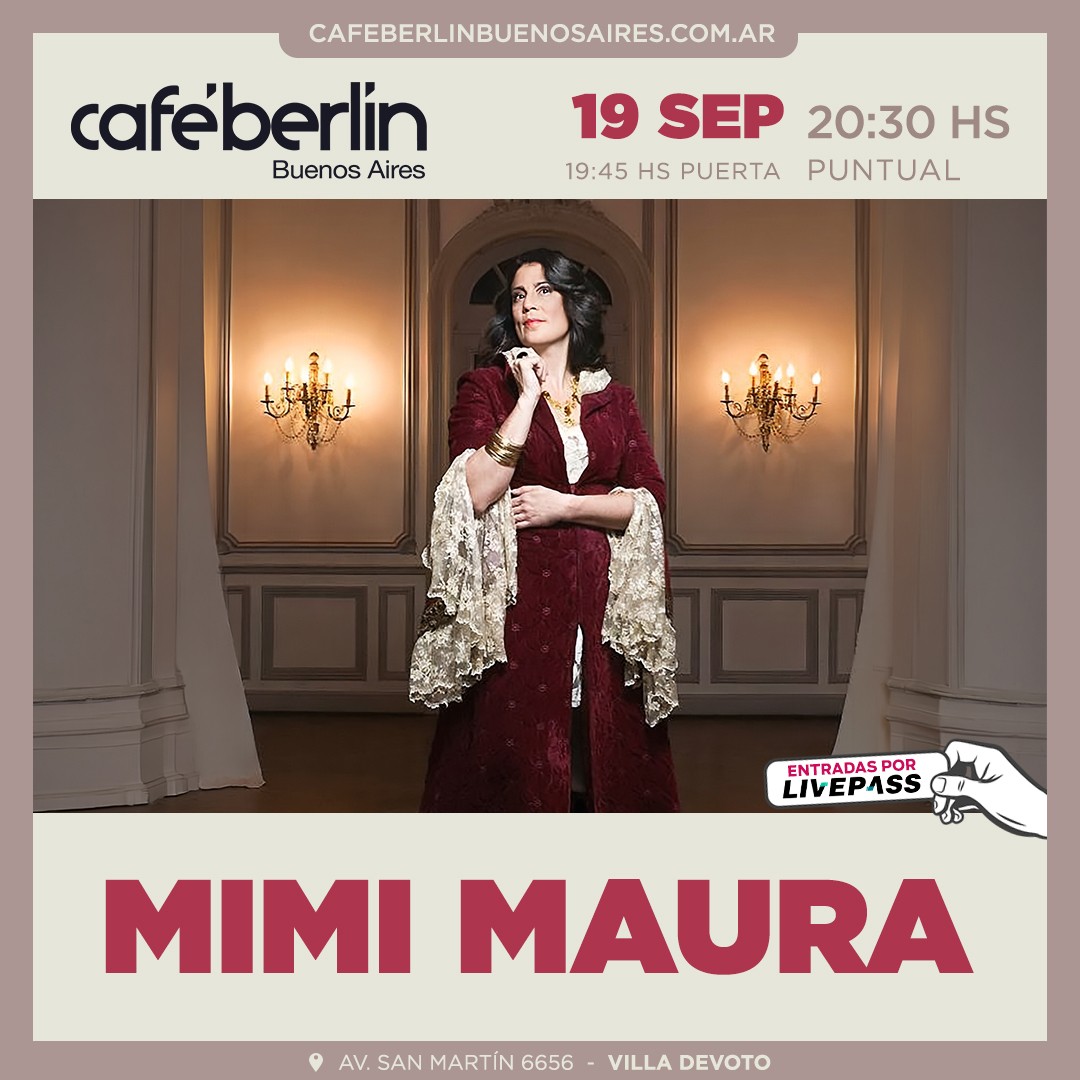 Mimi Maura en Café Berlín