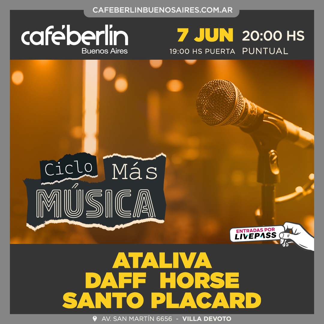 Más Música en Café Berlín