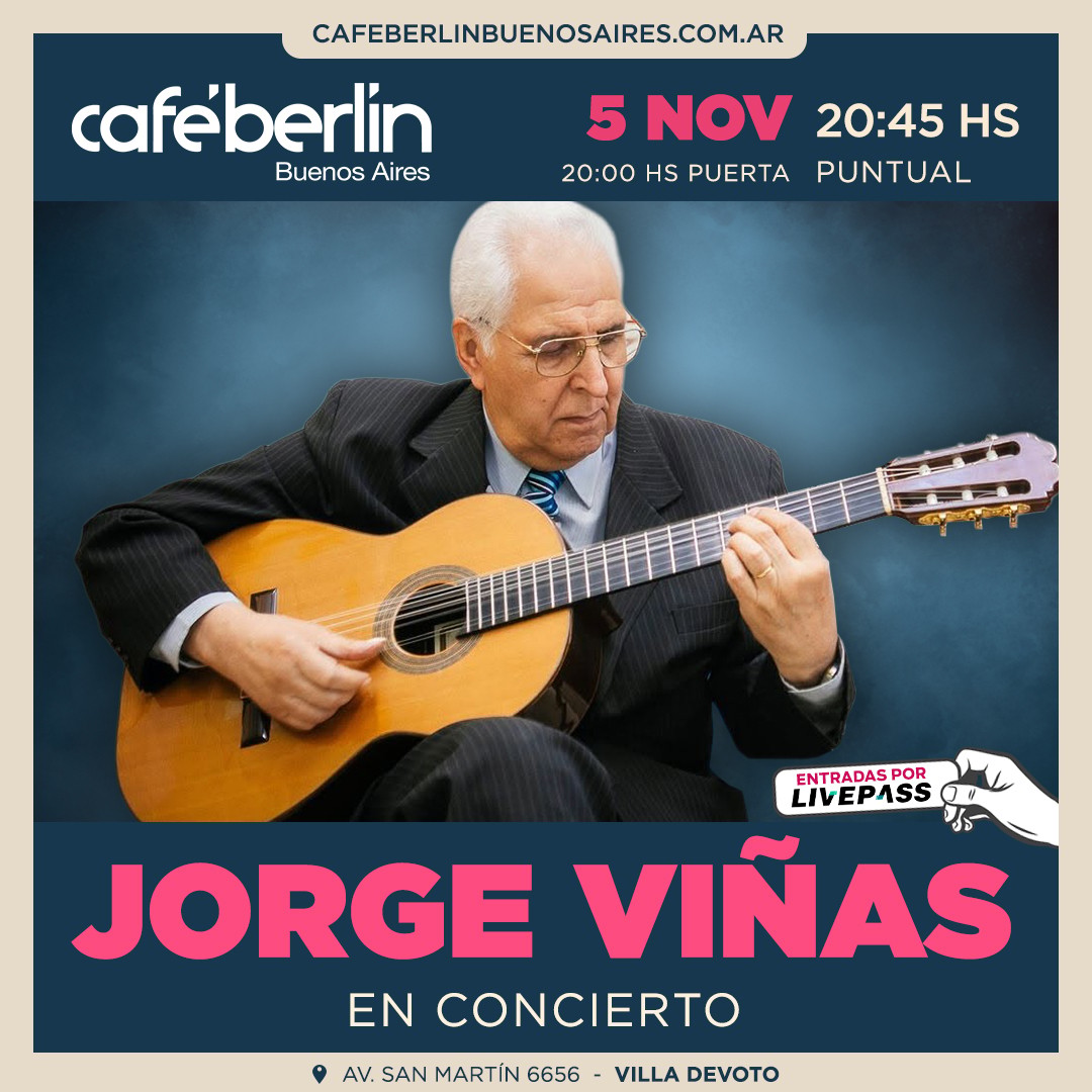 Jorge Viñas en Café Berlín