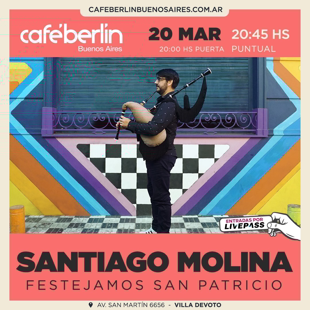 Santiago Molina en Café Berlín